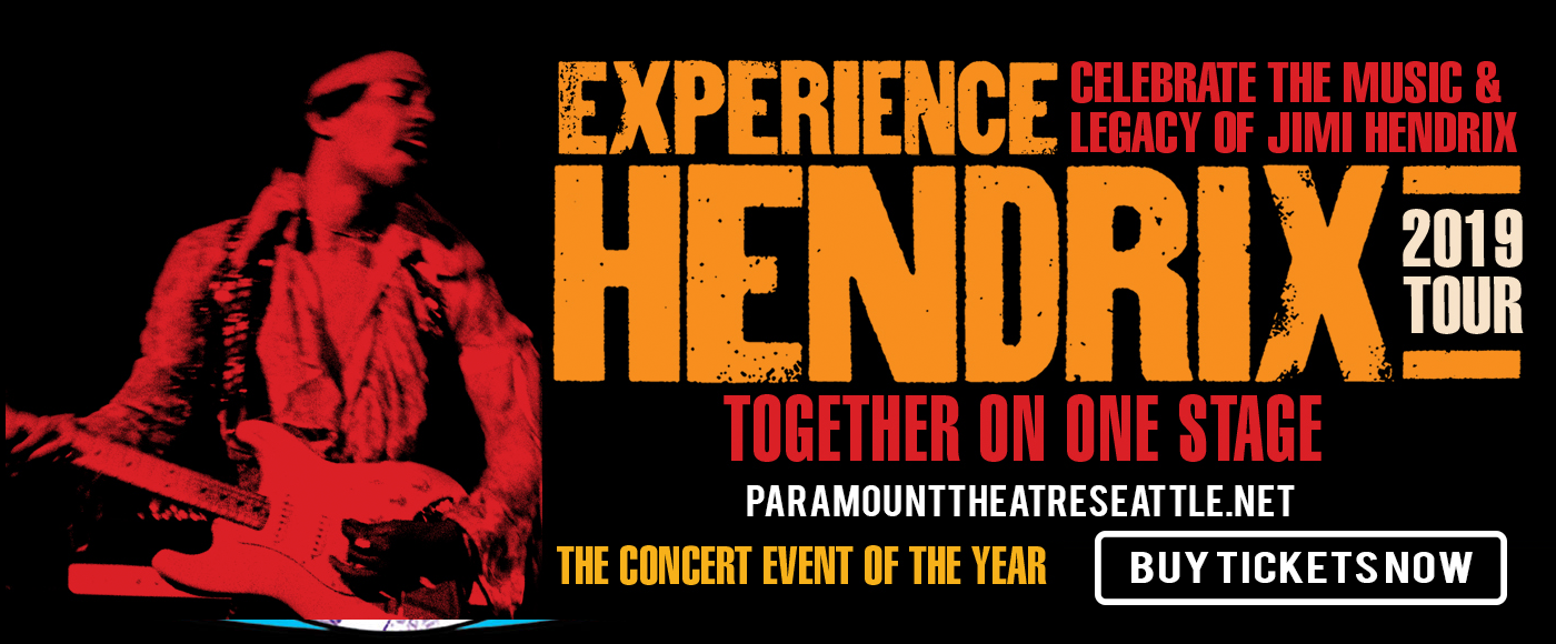 Experience Hendrix Tickets 1st October Paramount Theatre Seattle